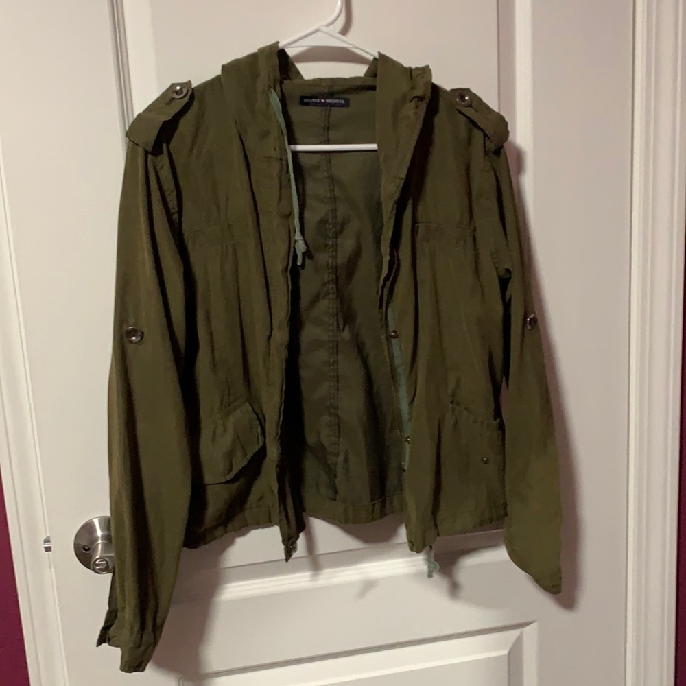 Brandy Melville Olive Green Utility Jacket